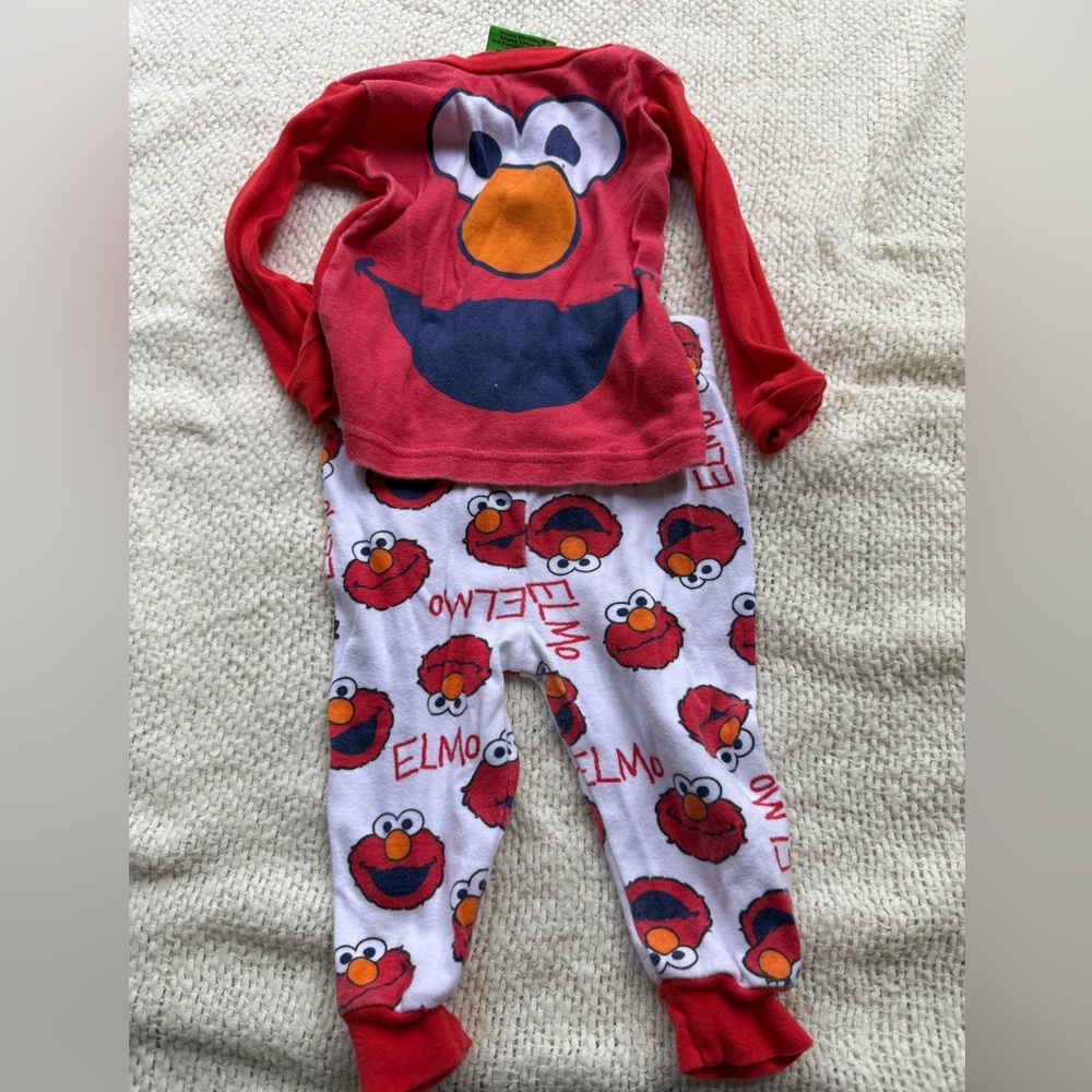 Sesame Street Baby Boys Elmo Pajamas Cotton